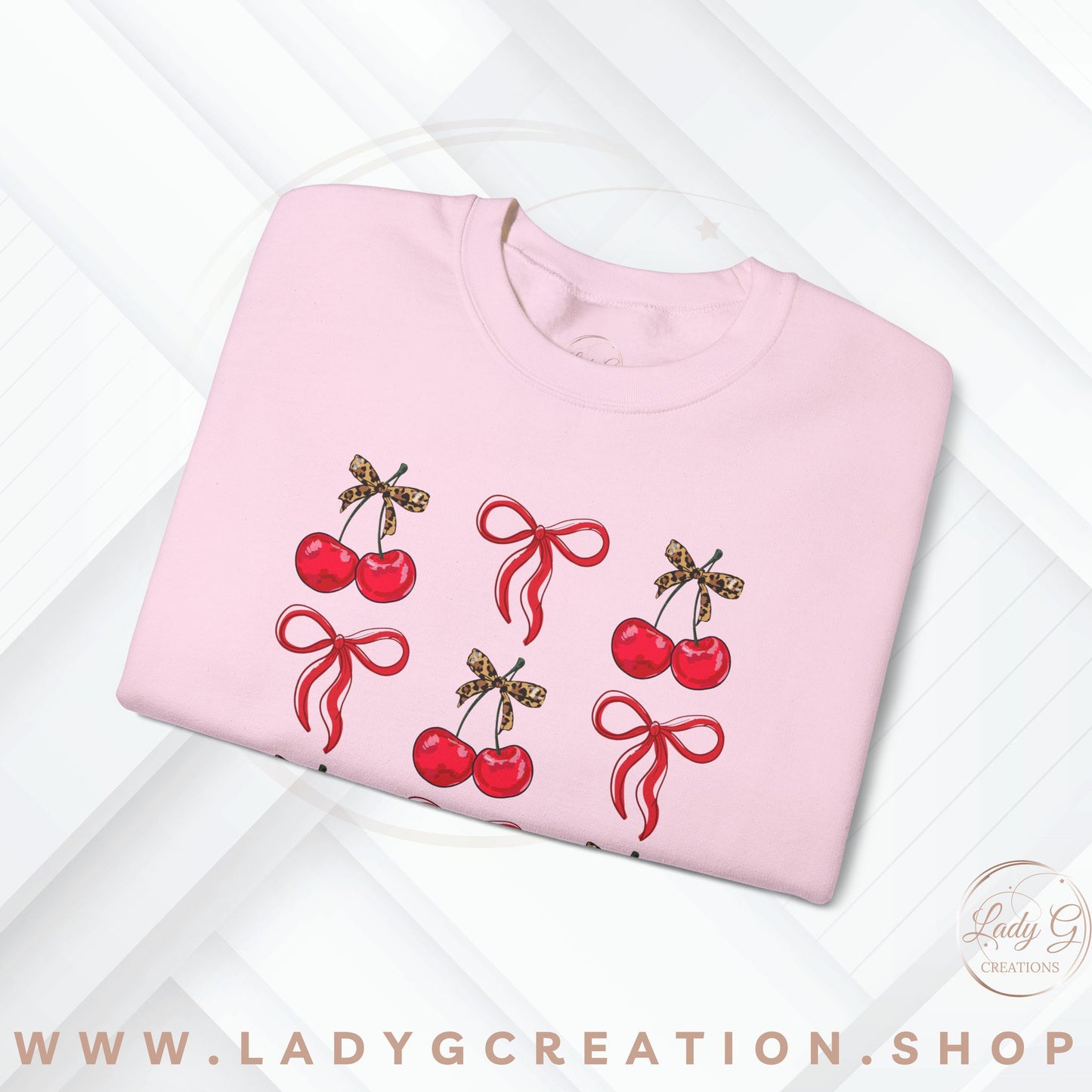 Cherry Coquette Unisex Crewneck Sweatshirt