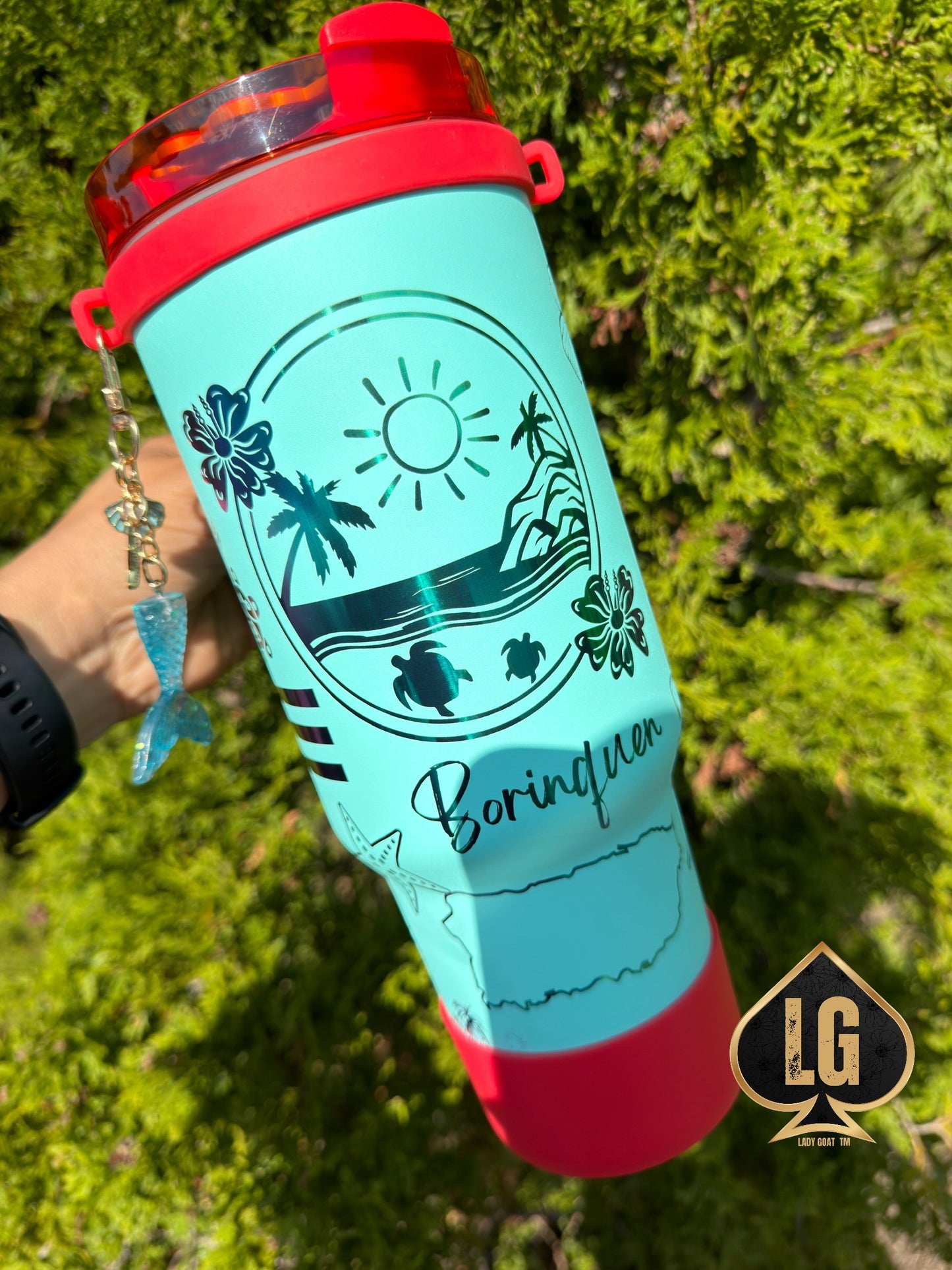 Bori Playero Limitado 🇵🇷 Engraved Tumbler 40oz SHIP JUL 16 PRESALE