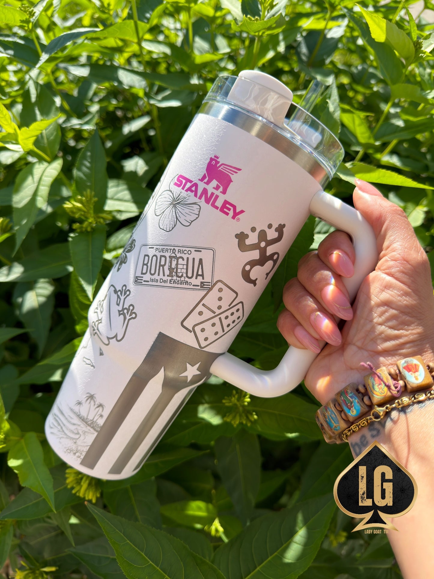 PR Stanley Engraved 30oz Blanco