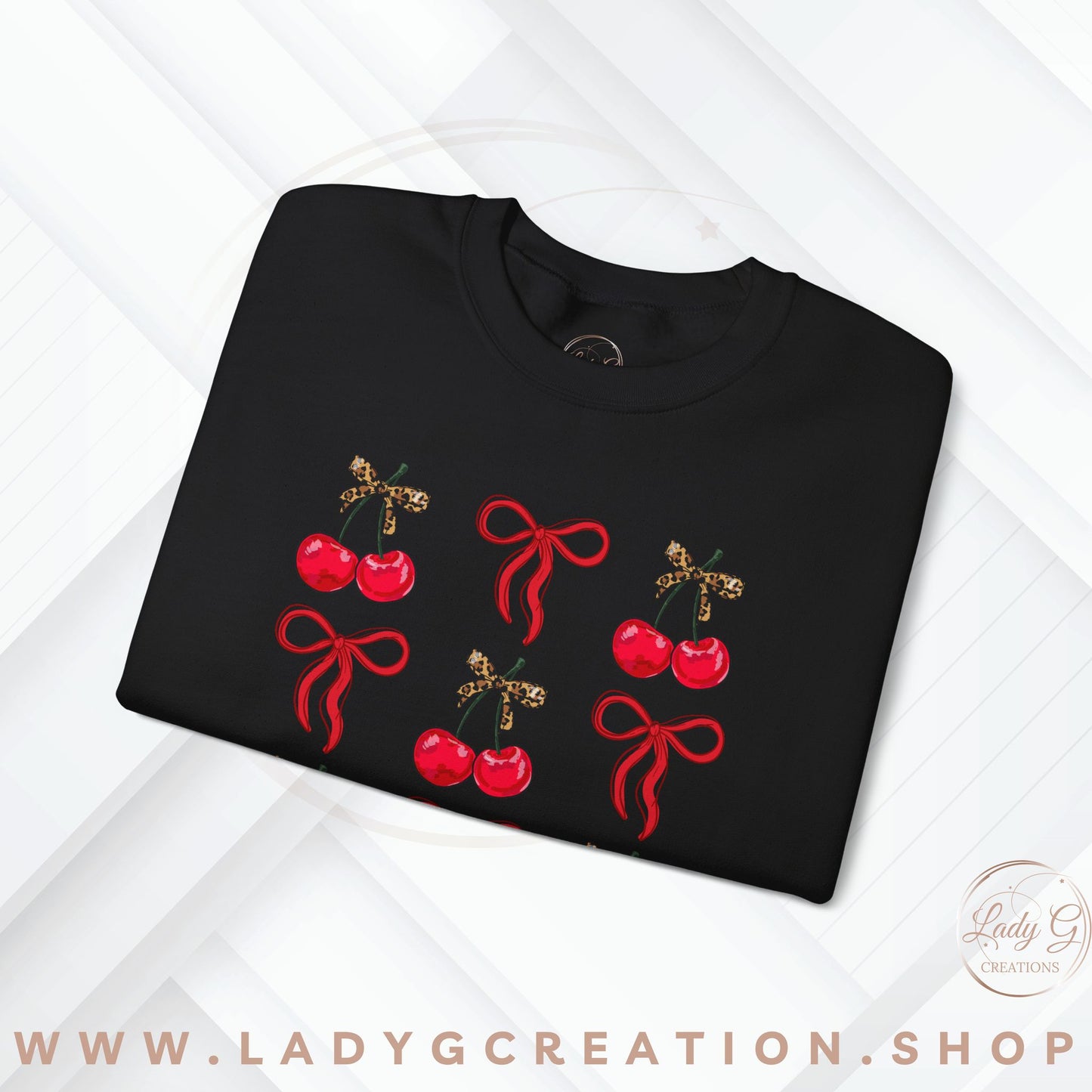 Cherry Coquette Unisex Crewneck Sweatshirt
