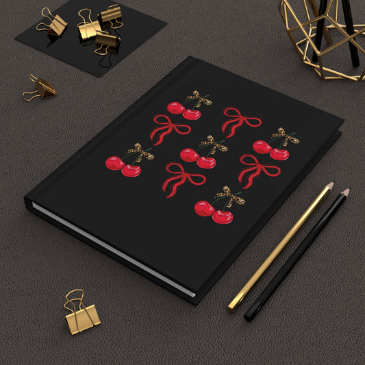 Cherry Coquette Hardcover Journal Matte