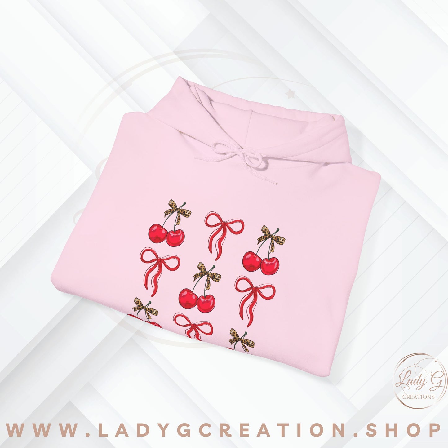Cherry Coquette Unisex Hooded Sweatshirt