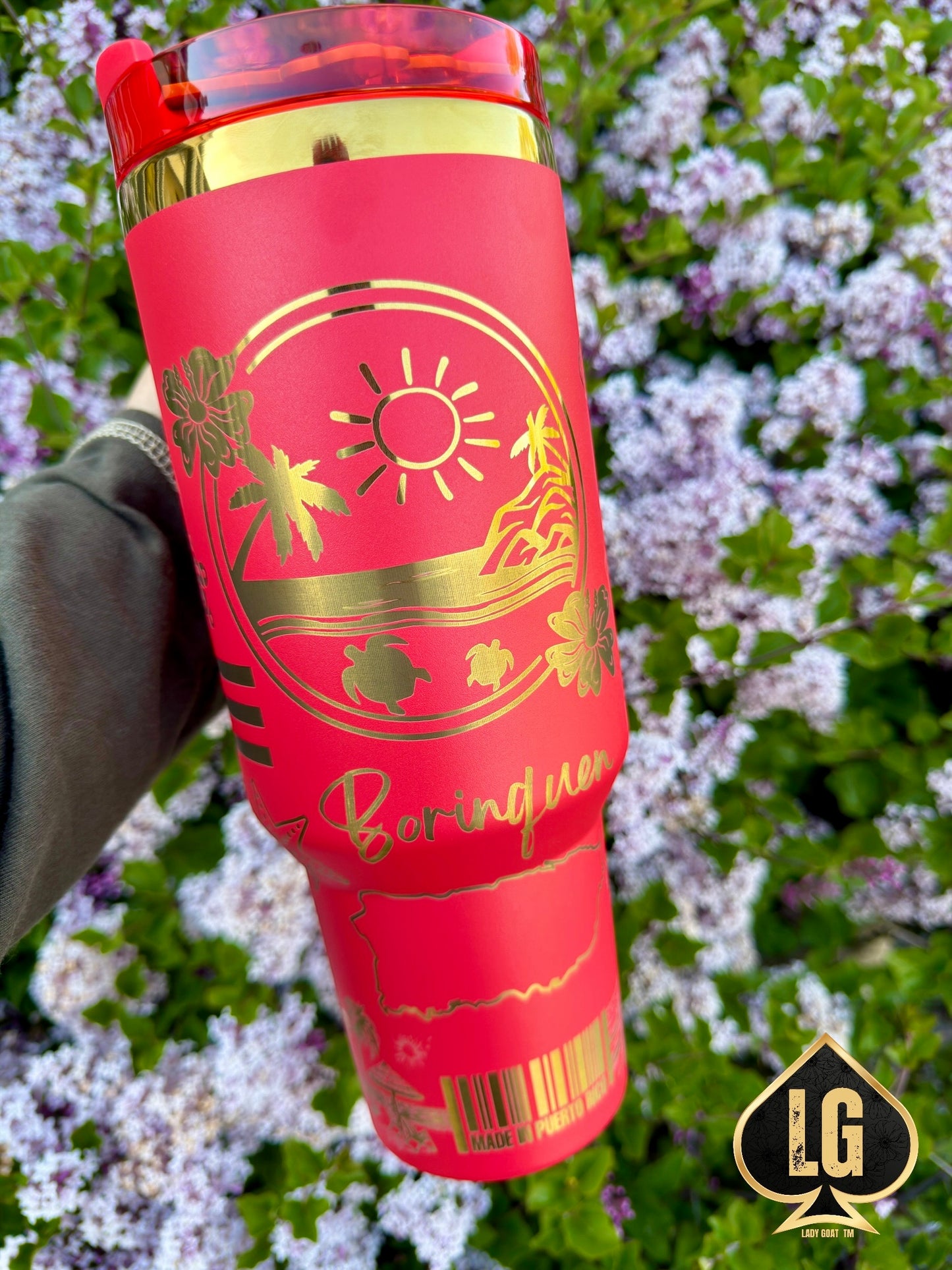 Bori OG 🇵🇷 Engraved Tumbler 40oz SHIP JUL 16 PRESALE