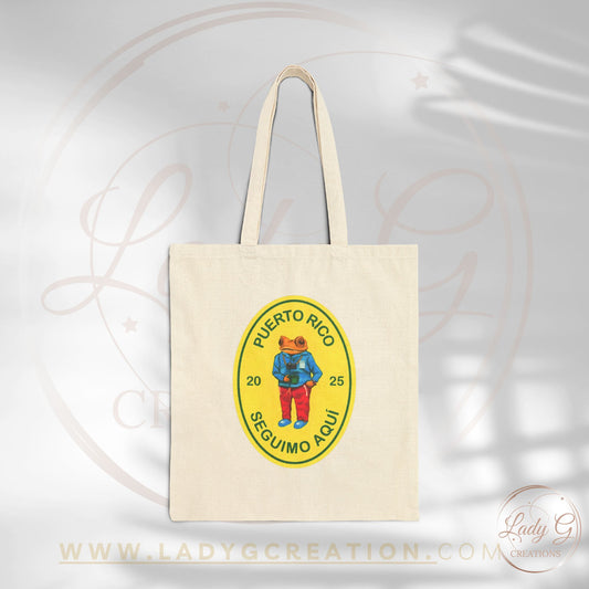 Concho DTMF Cotton Canvas Tote Bag