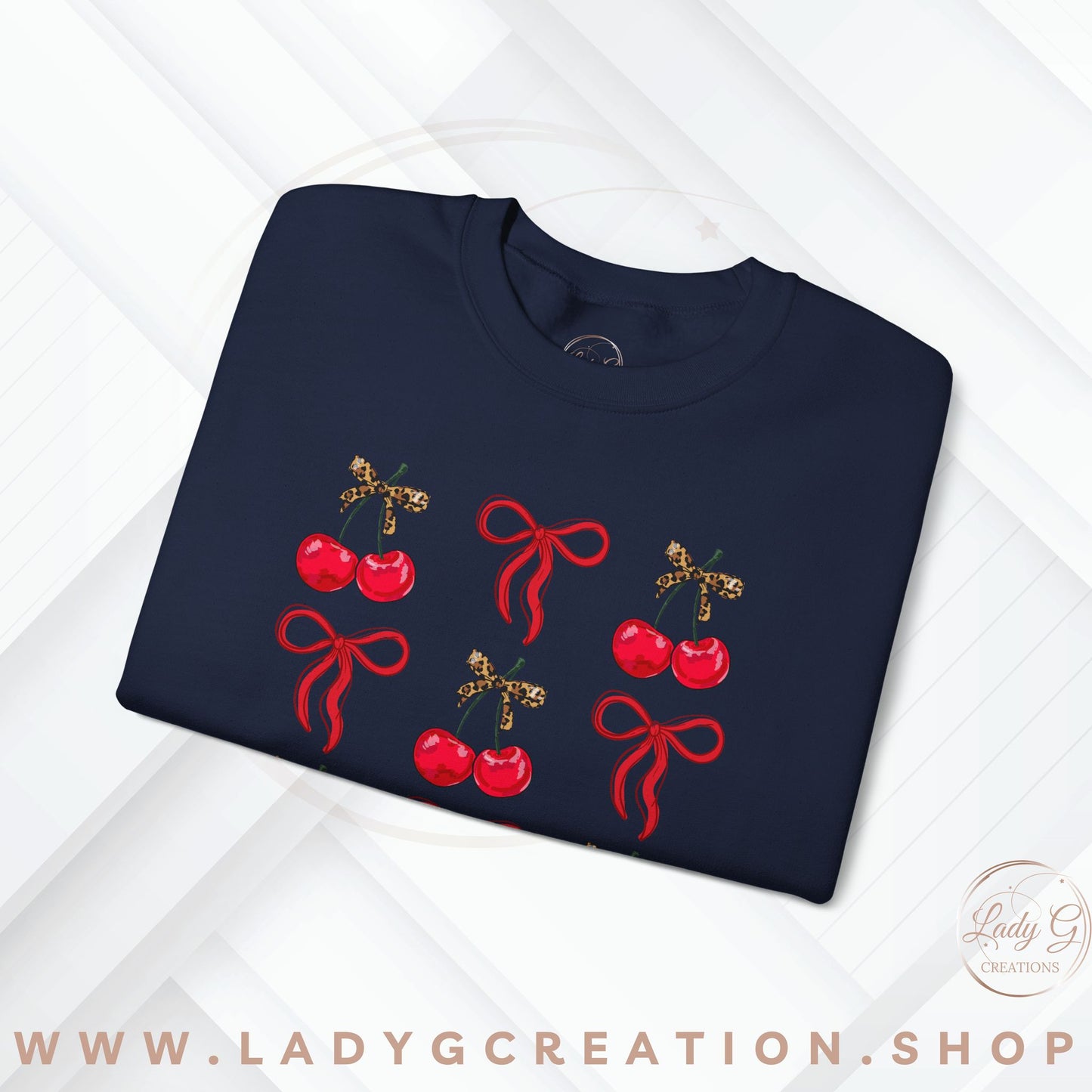 Cherry Coquette Unisex Crewneck Sweatshirt