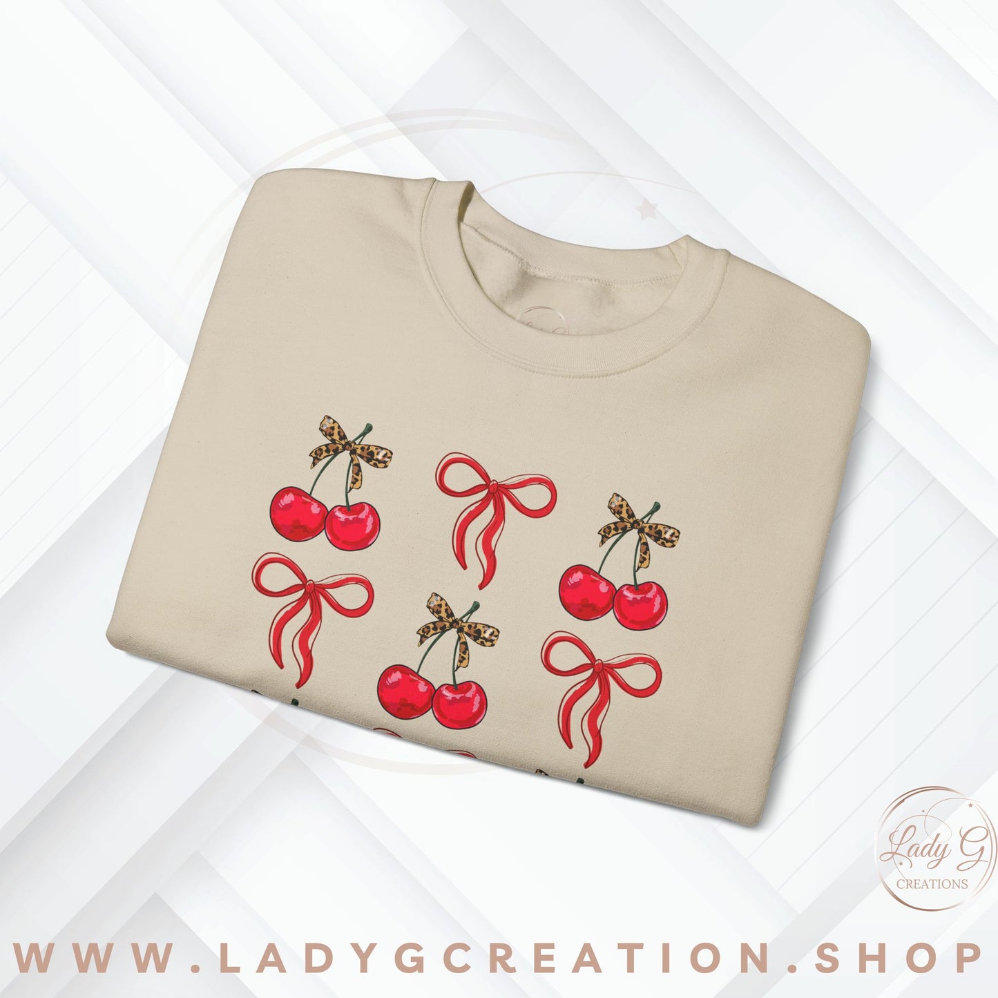 Cherry Coquette Unisex Crewneck Sweatshirt