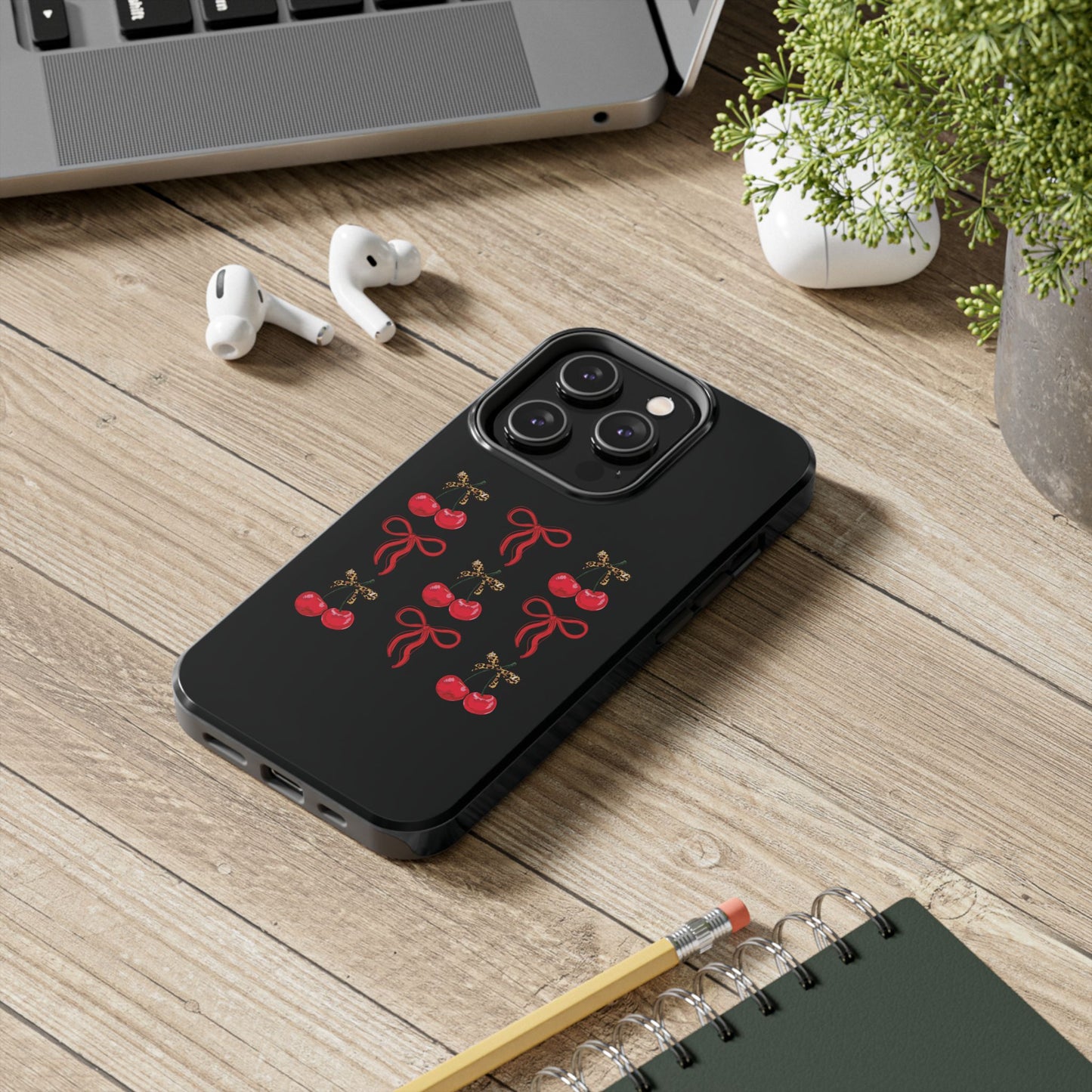 Cherry Coquette Tough Phone Cases