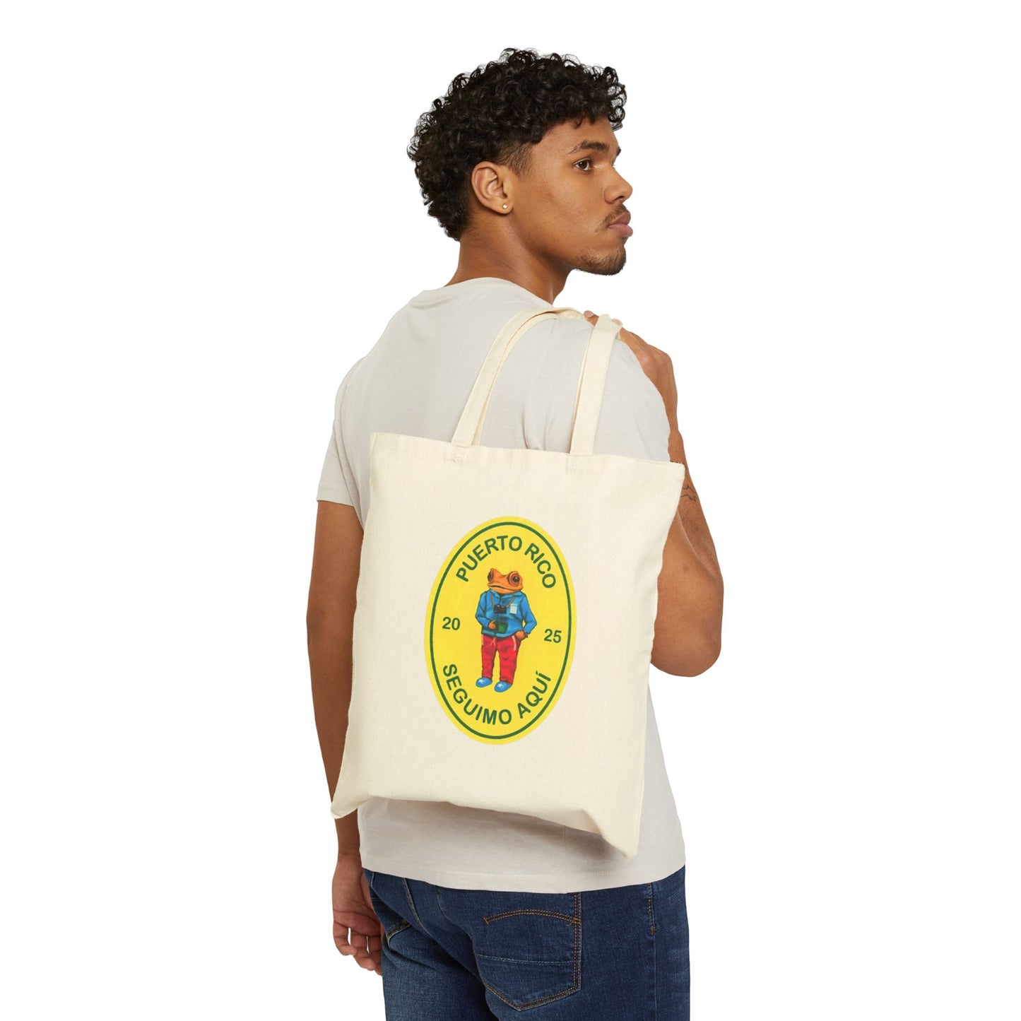 Concho DTMF Cotton Canvas Tote Bag