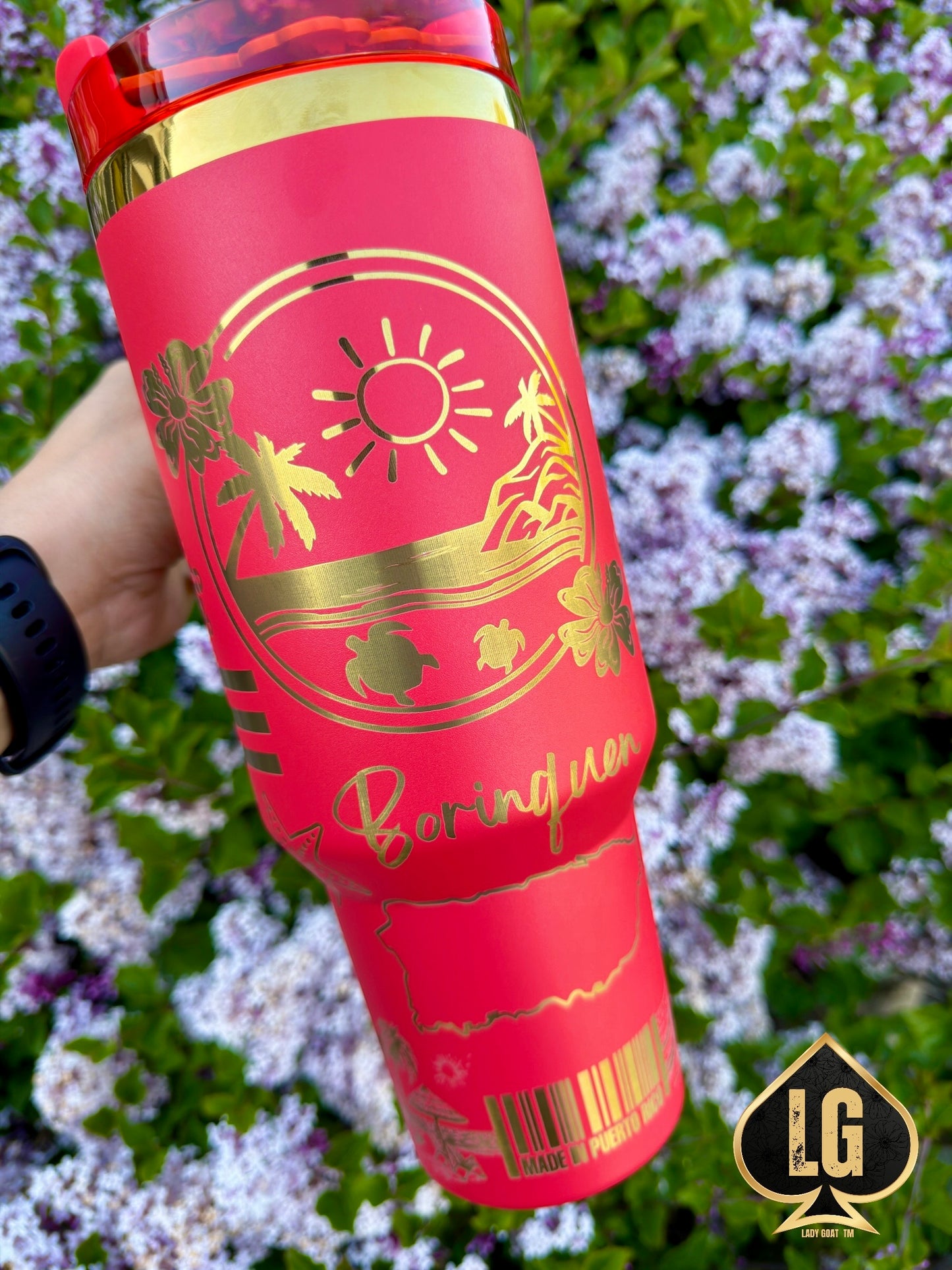 Bori OG 🇵🇷 Engraved Tumbler 40oz SHIP JUL 16 PRESALE