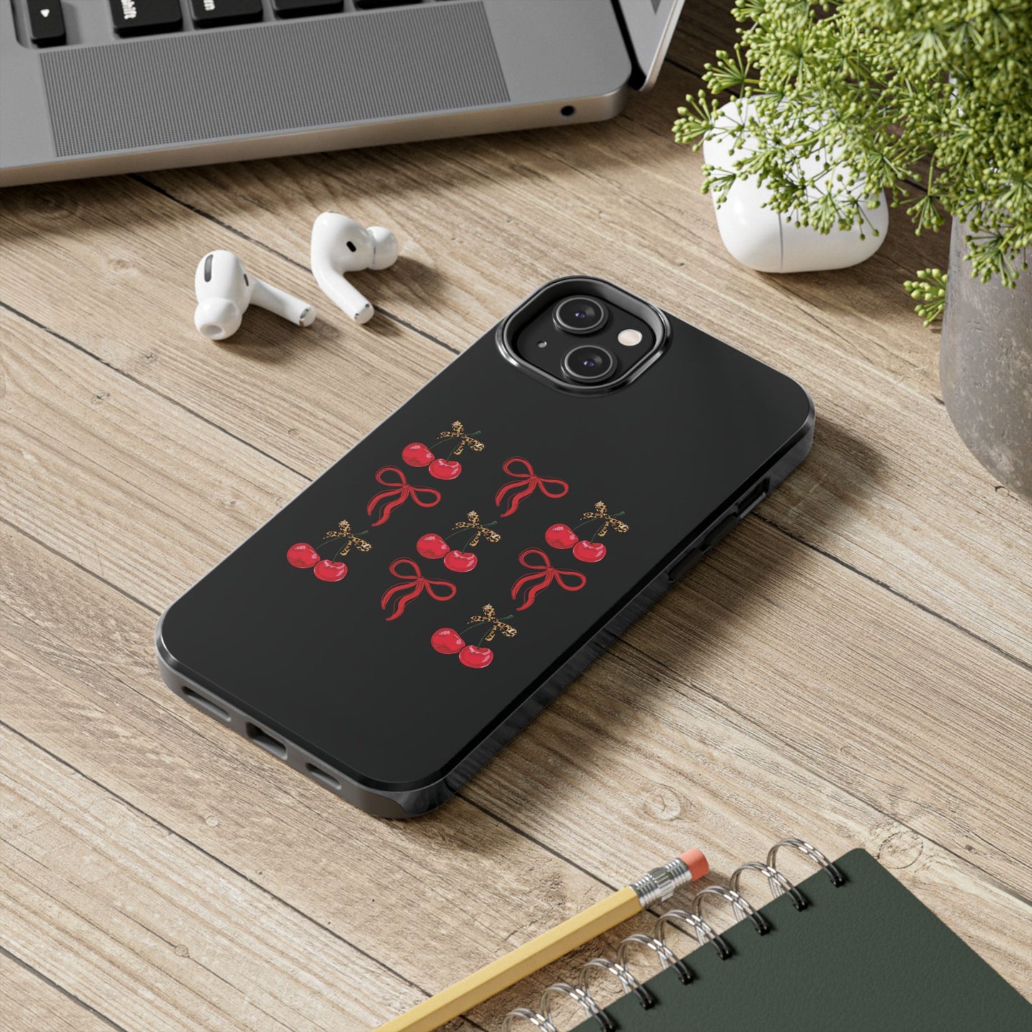 Cherry Coquette Tough Phone Cases