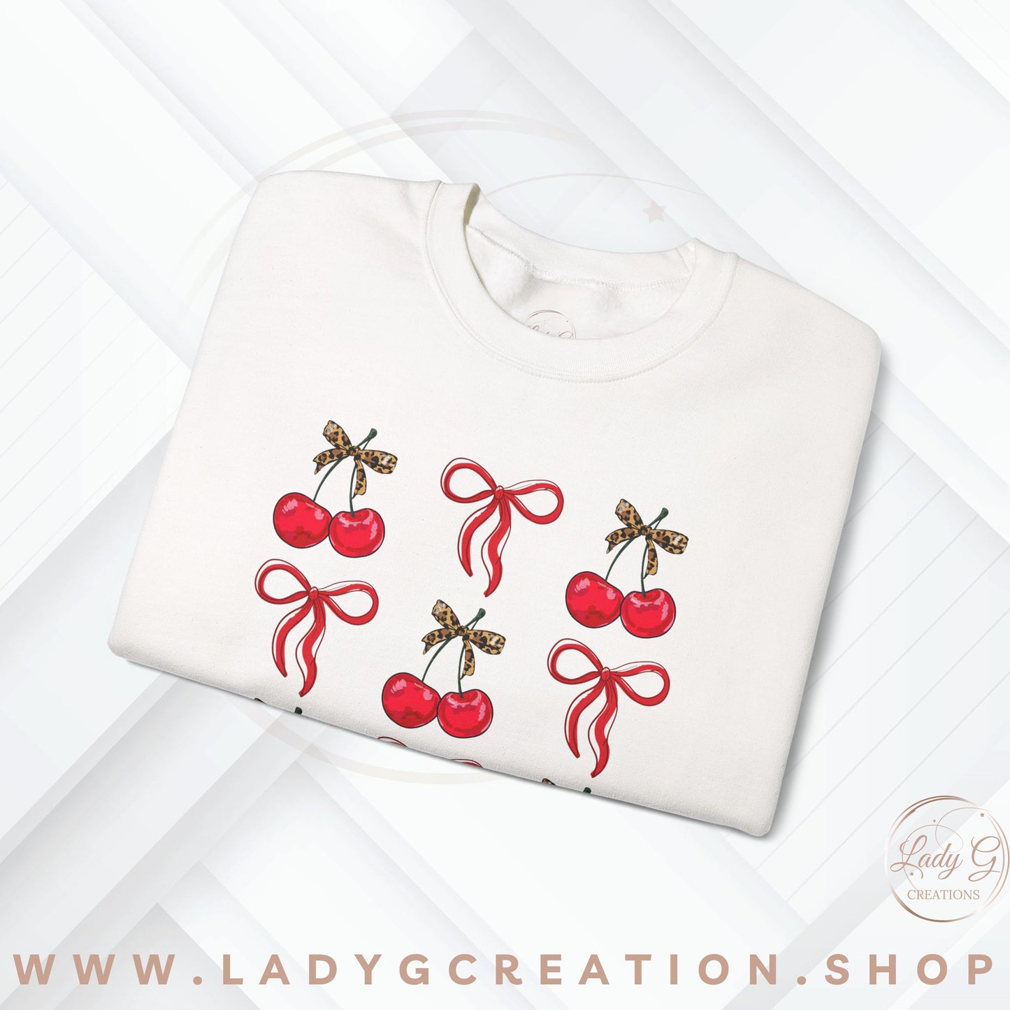 Cherry Coquette Unisex Crewneck Sweatshirt