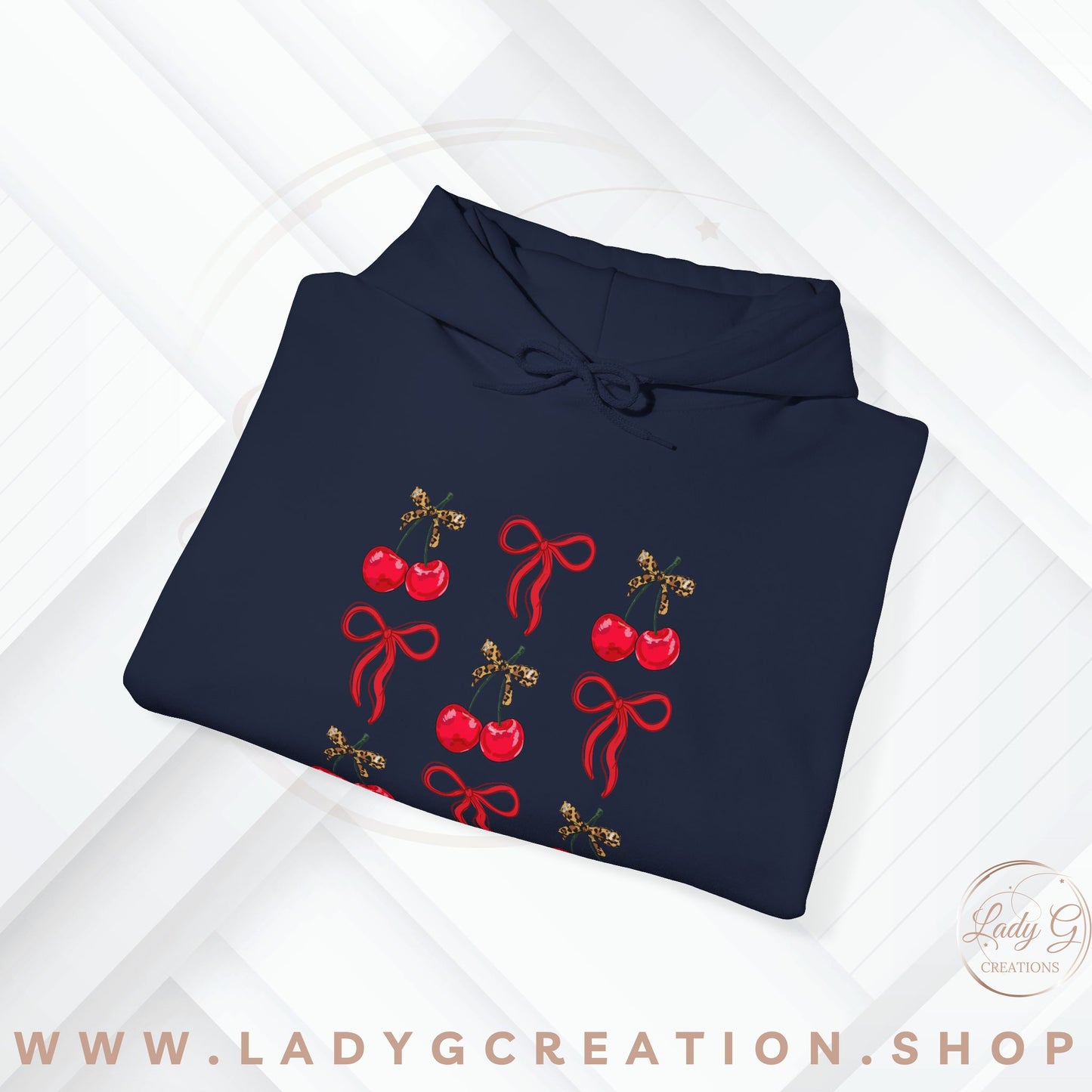 Cherry Coquette Unisex Hooded Sweatshirt