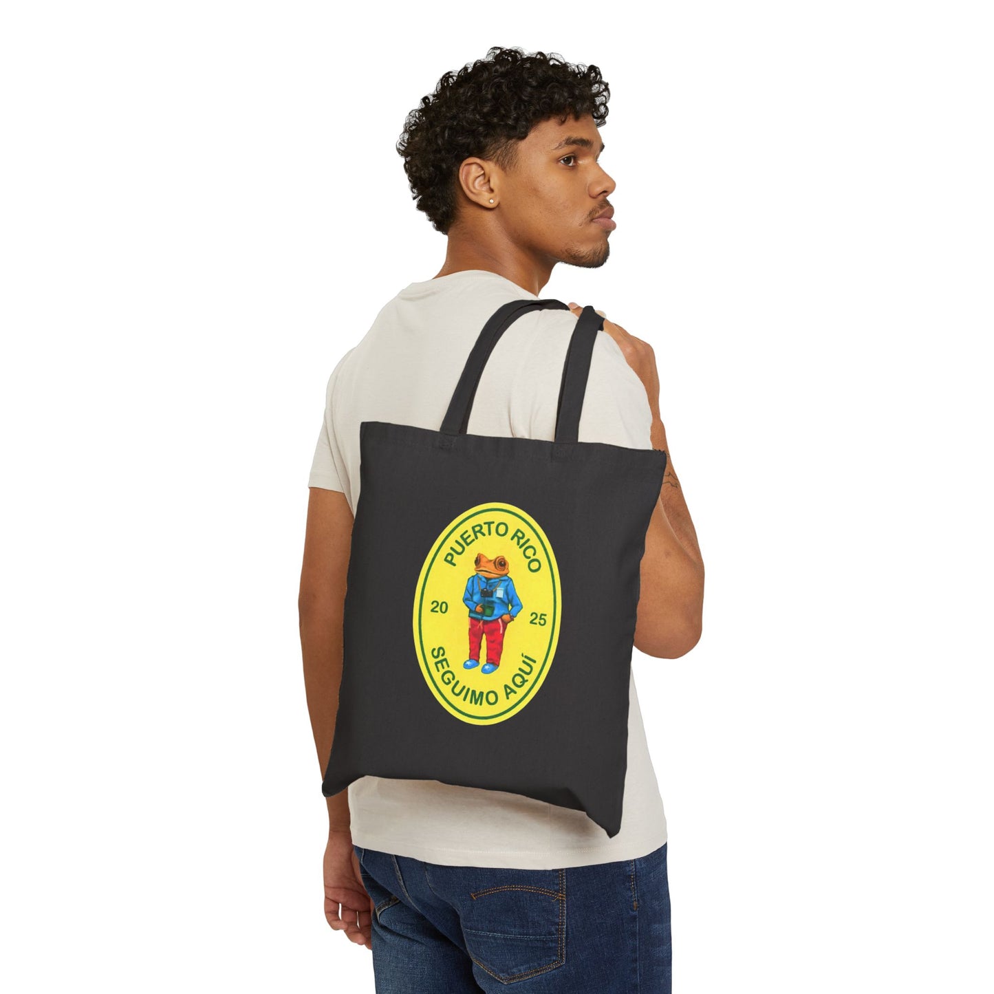 Concho DTMF Cotton Canvas Tote Bag