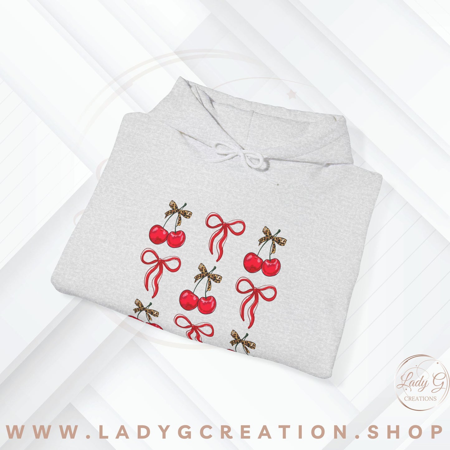 Cherry Coquette Unisex Hooded Sweatshirt