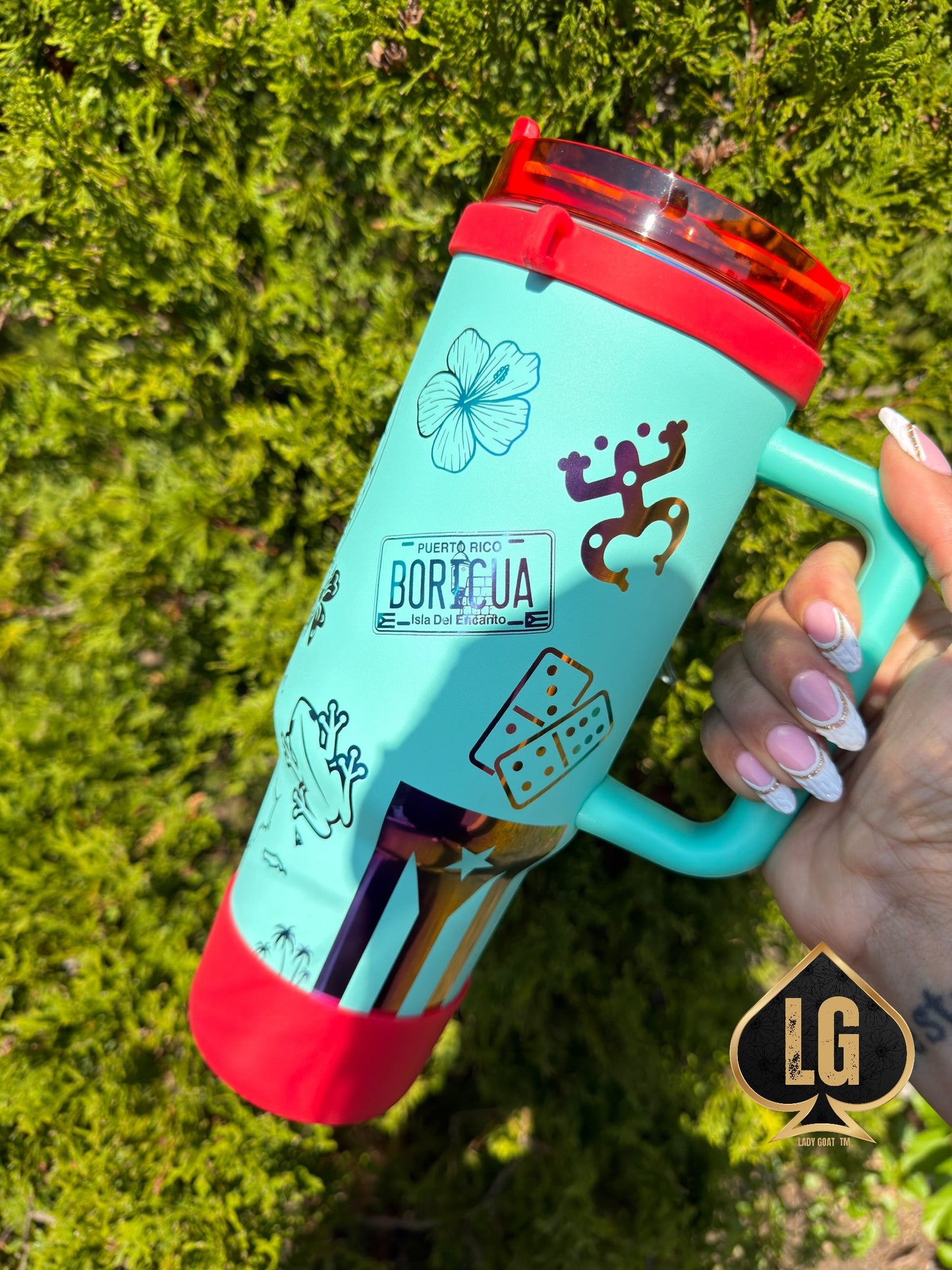 Bori Playero Limitado 🇵🇷 Engraved Tumbler 40oz SHIP JUL 16 PRESALE