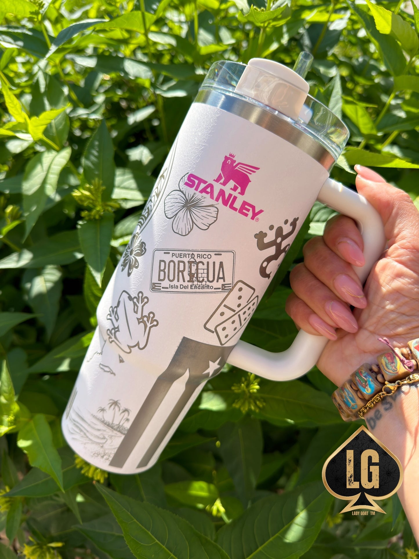 PR Stanley Engraved 30oz Blanco