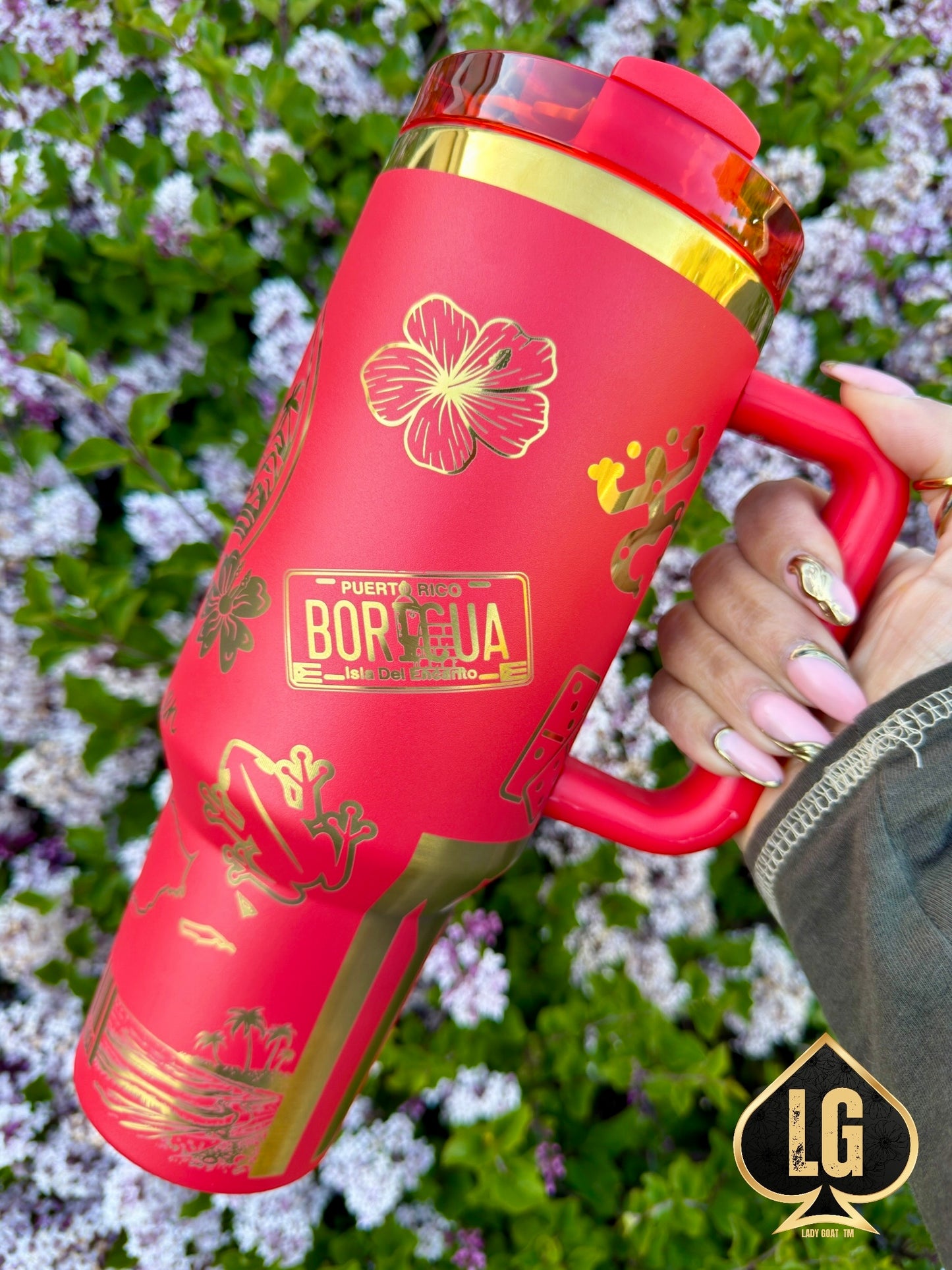 Bori OG 🇵🇷 Engraved Tumbler 40oz SHIP JUL 16 PRESALE
