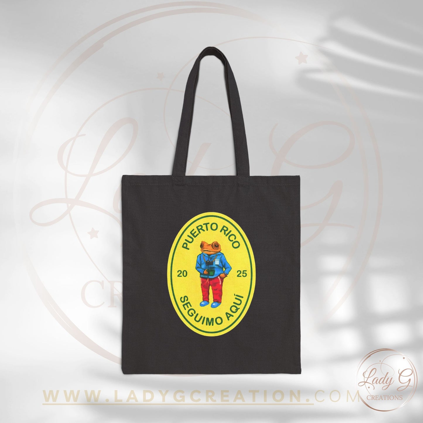 Concho DTMF Cotton Canvas Tote Bag
