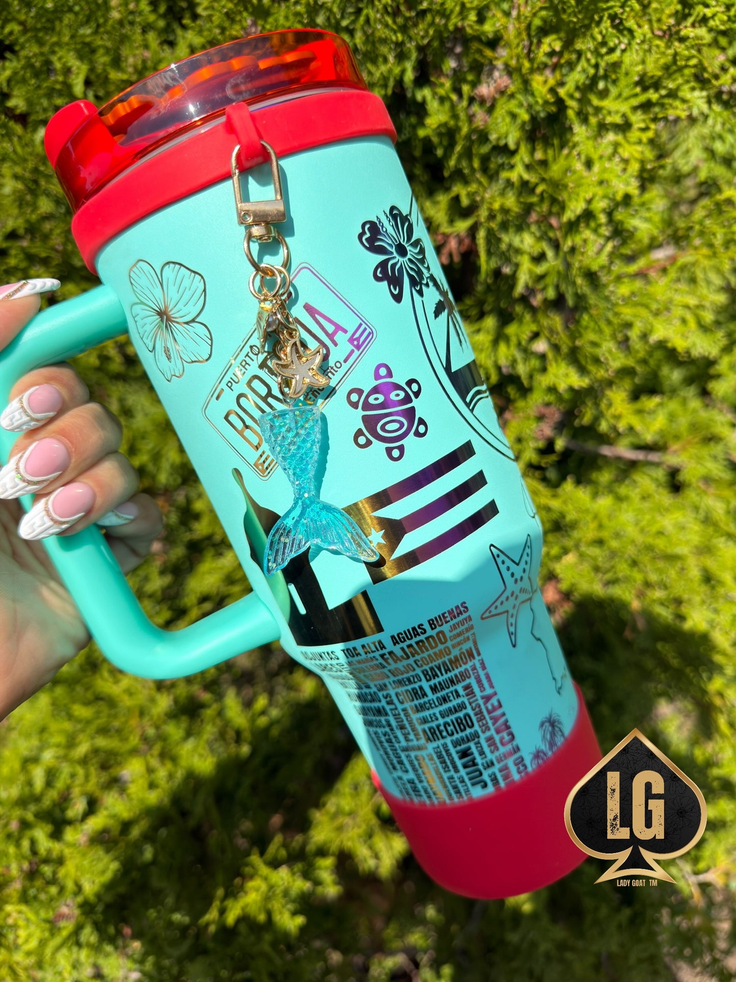 Bori Playero Limitado 🇵🇷 Engraved Tumbler 40oz SHIP JUL 16 PRESALE