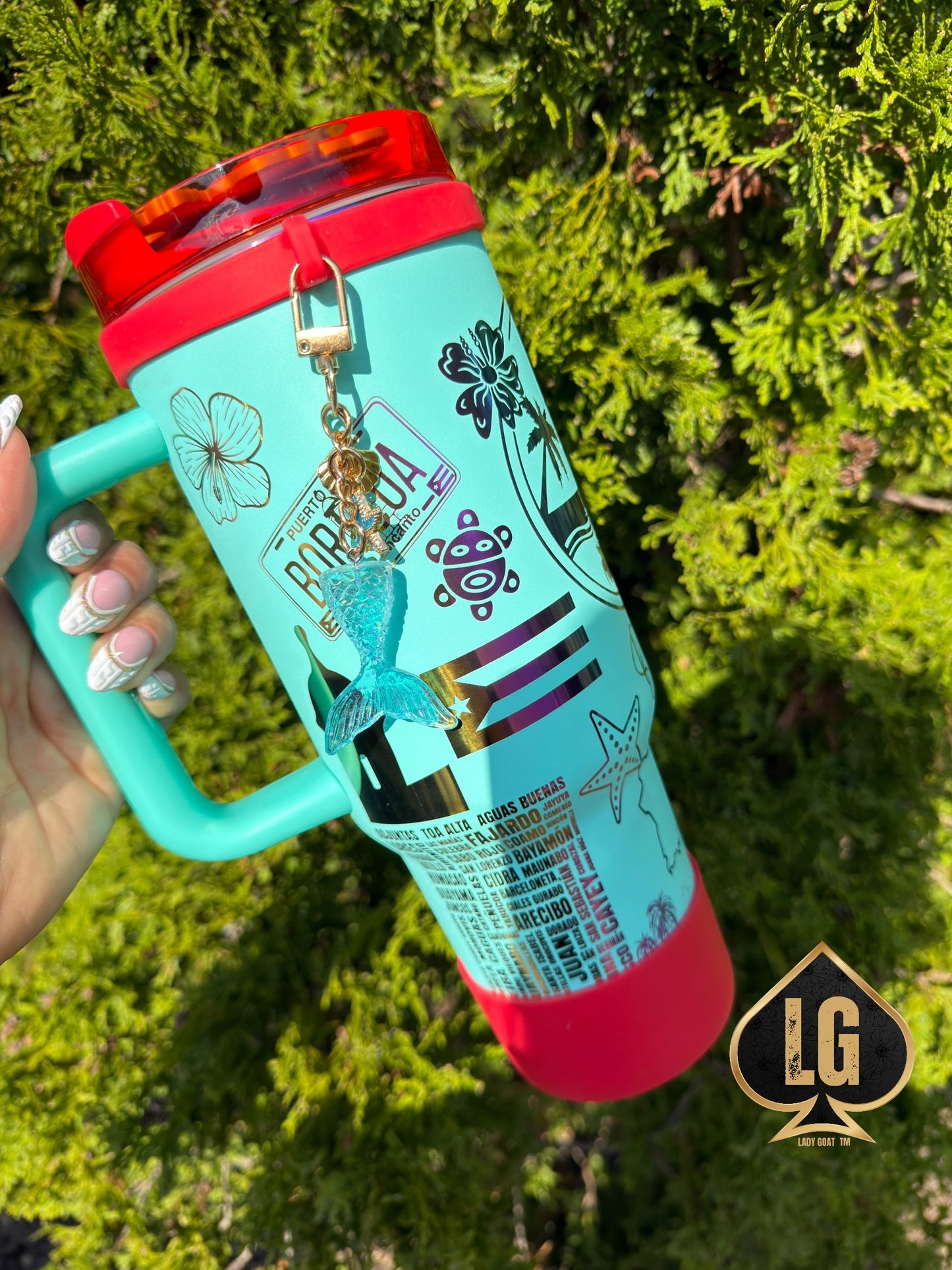 Bori Playero Limitado 🇵🇷 Engraved Tumbler 40oz SHIP JUL 16 PRESALE