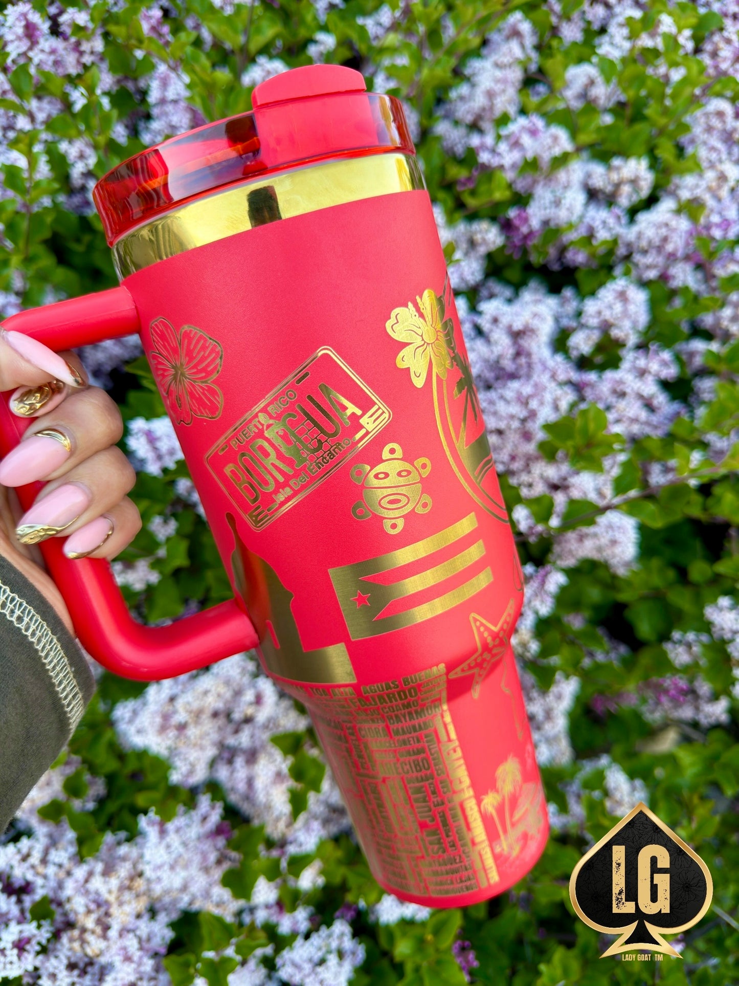 Bori OG 🇵🇷 Engraved Tumbler 40oz SHIP JUL 16 PRESALE
