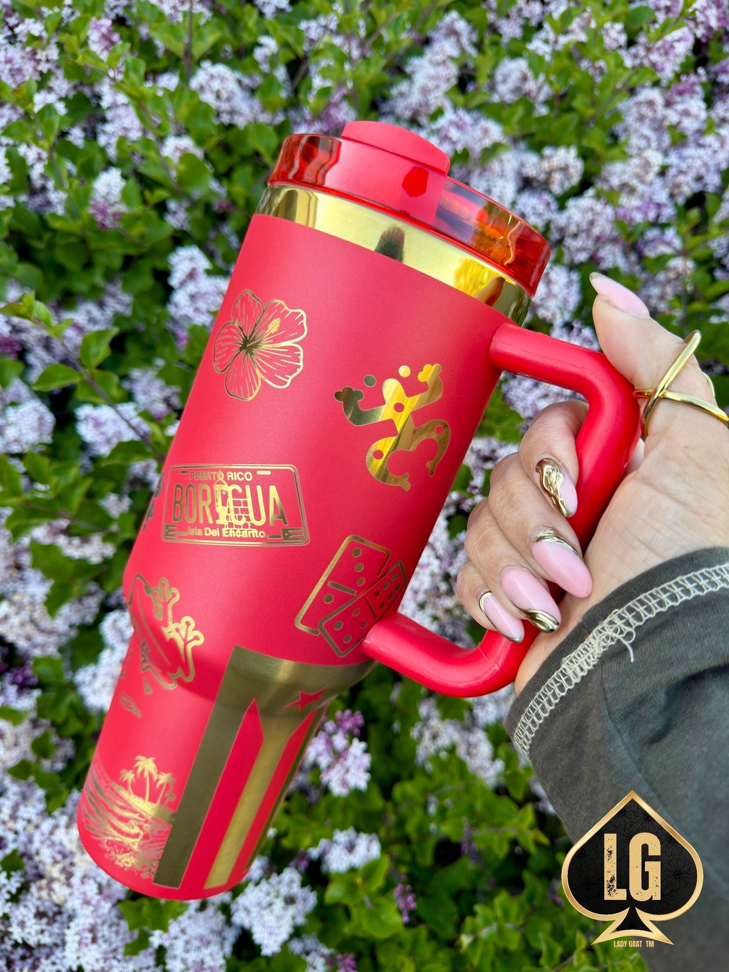 Bori OG 🇵🇷 Engraved Tumbler 40oz SHIP JUL 16 PRESALE