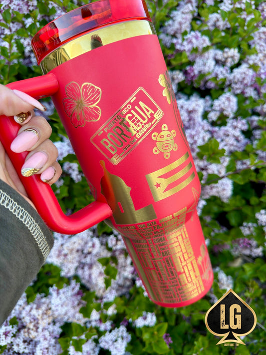 Bori OG 🇵🇷 Engraved Tumbler 40oz SHIP JUL 16 PRESALE